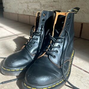 Dr. Martens Black Leather Boots